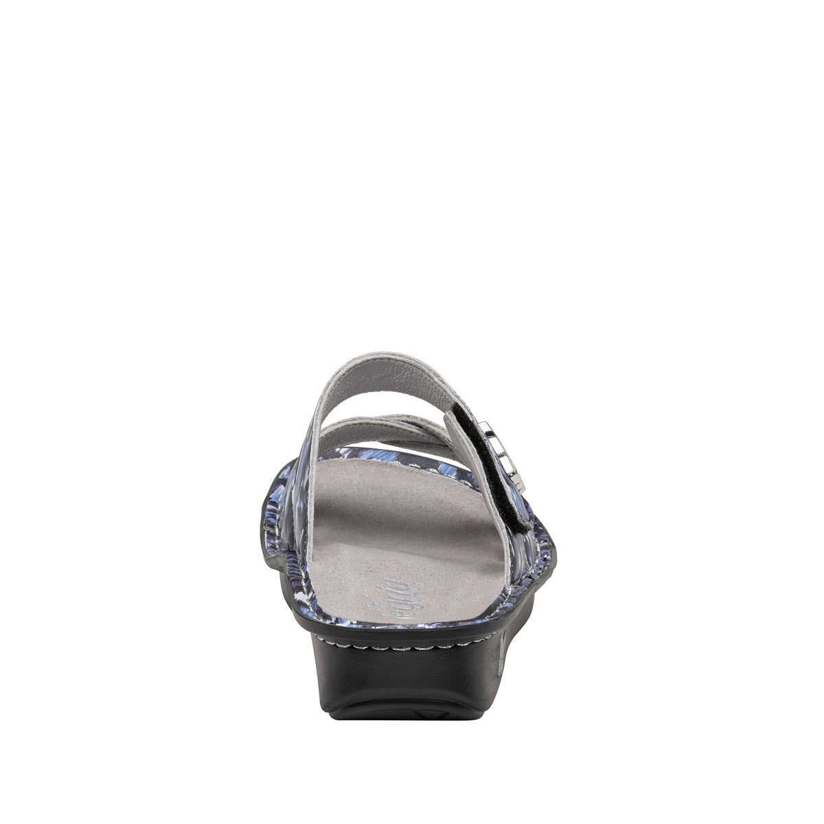 Victoriah Feral with crisscross detail and adjustable strap slide on sandal on mini outsole - VIC-7501_S4