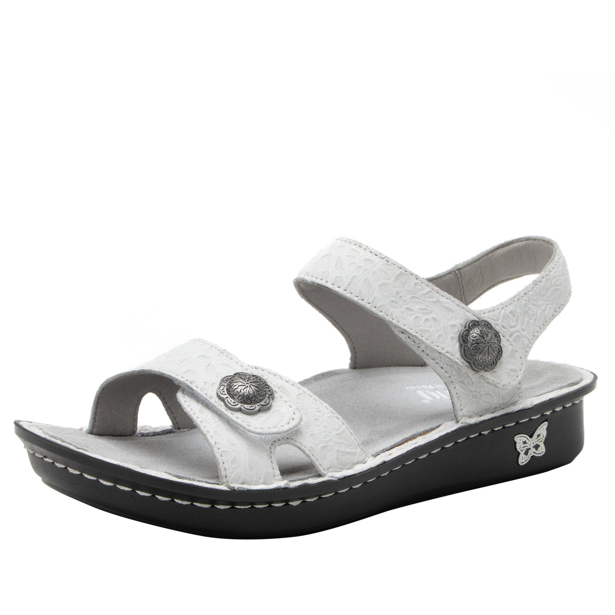 Vienna Delicut White Sandal | Alegria Shoes