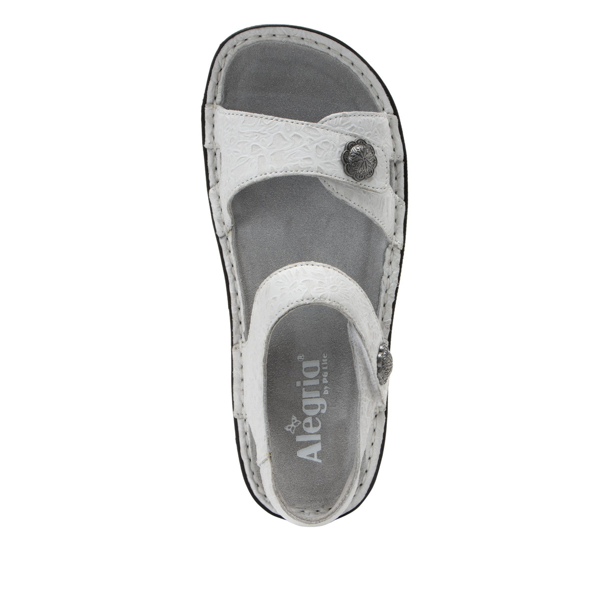 Vienna Delicut White Sandal | Alegria Shoes
