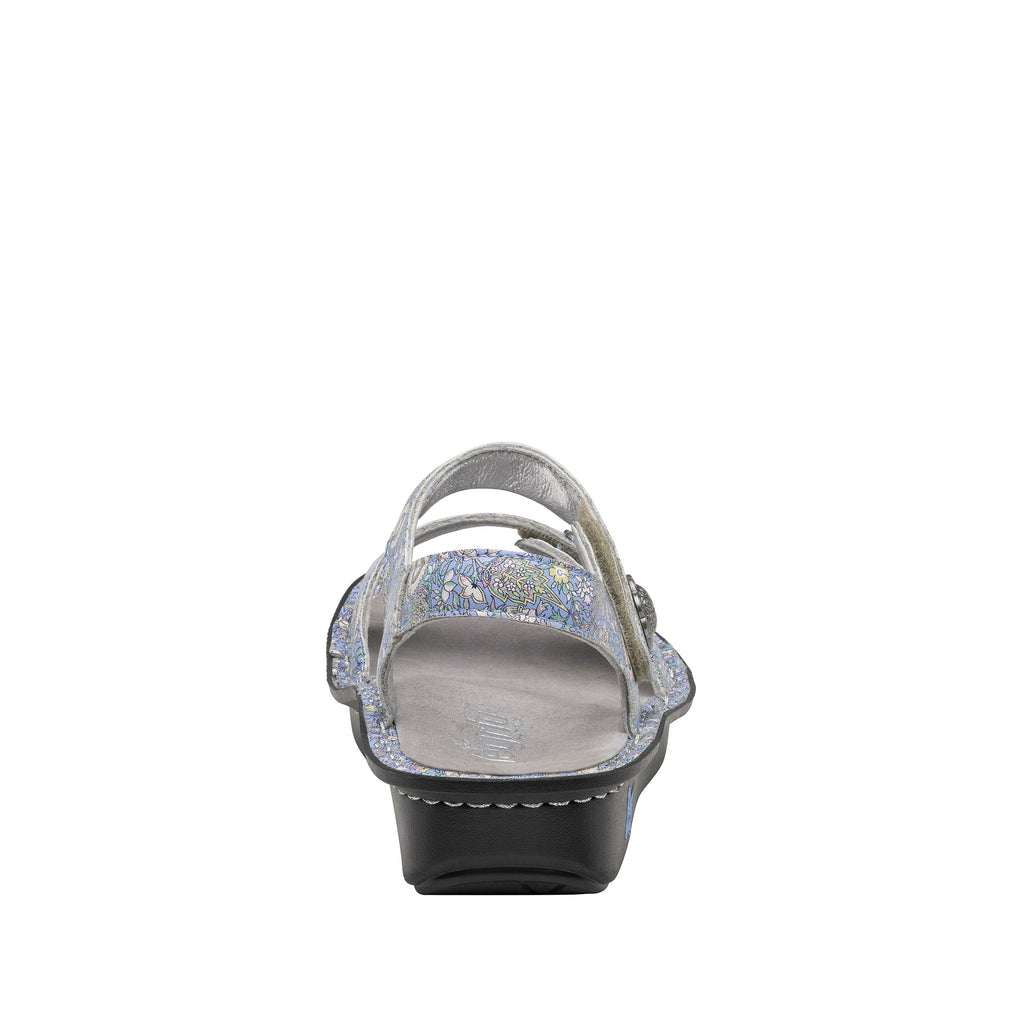 Vienna Smooth Jazz Sandal with two adjustable hook and loop strap closures and ankle strap - VIE-7514_S4