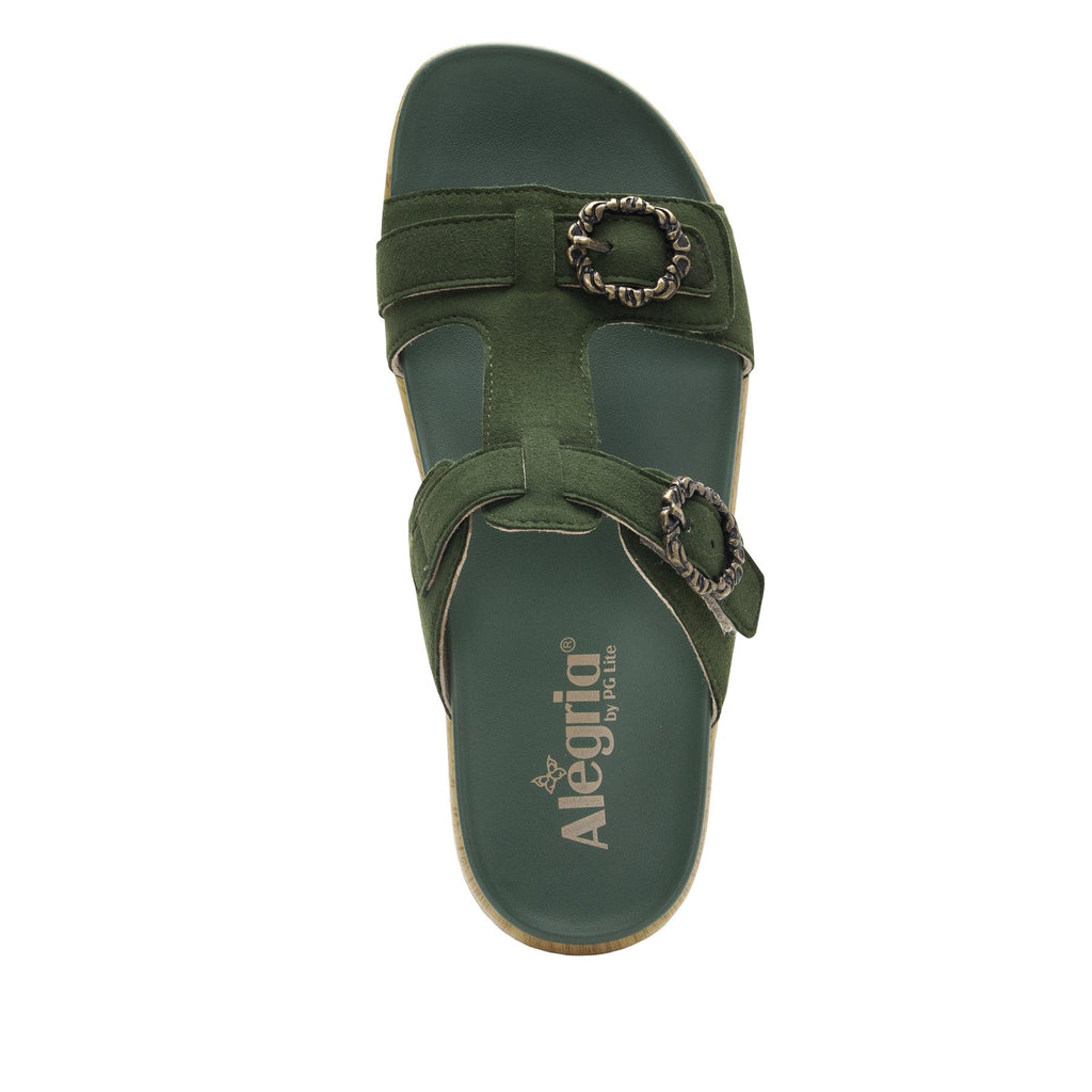 Vita Forest gladiator inspired sandal with t-strap hook and loop adjustable straps - VIT-119_S5