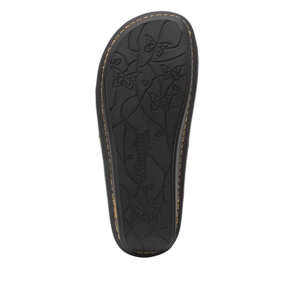 Vanya Luggage slide sandal with cross straps and buckle on a mini outsole - VYA-7773_S6