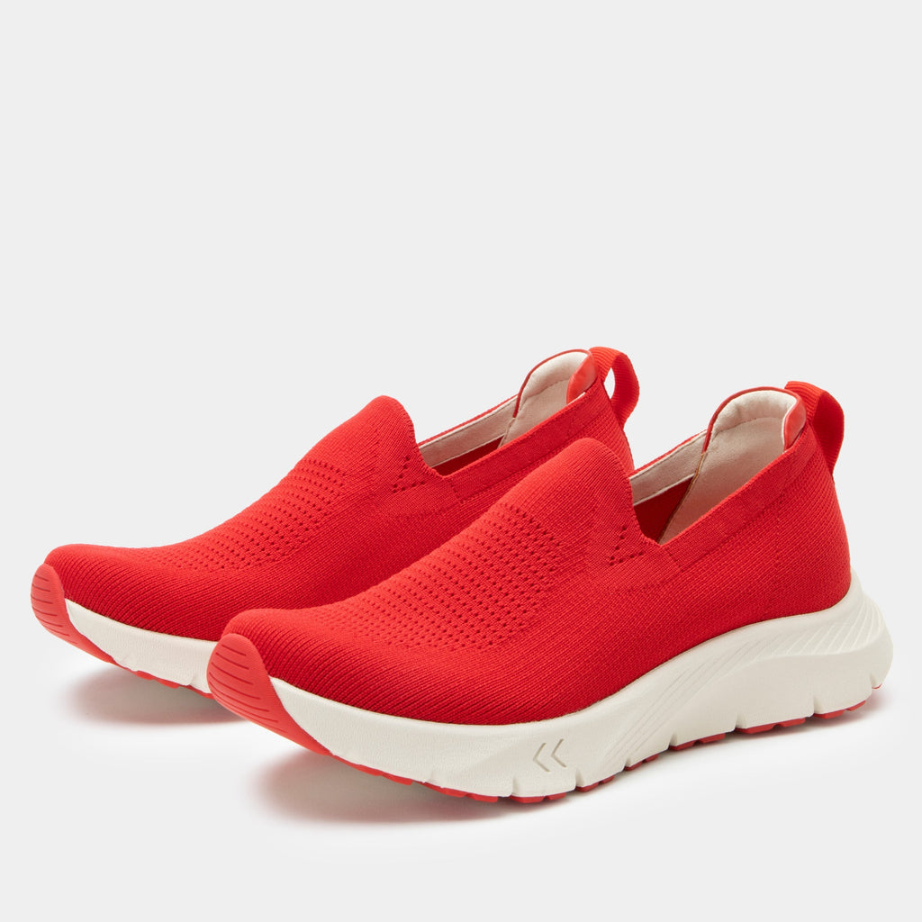 Waze Red Shoe | Alegria Shoes